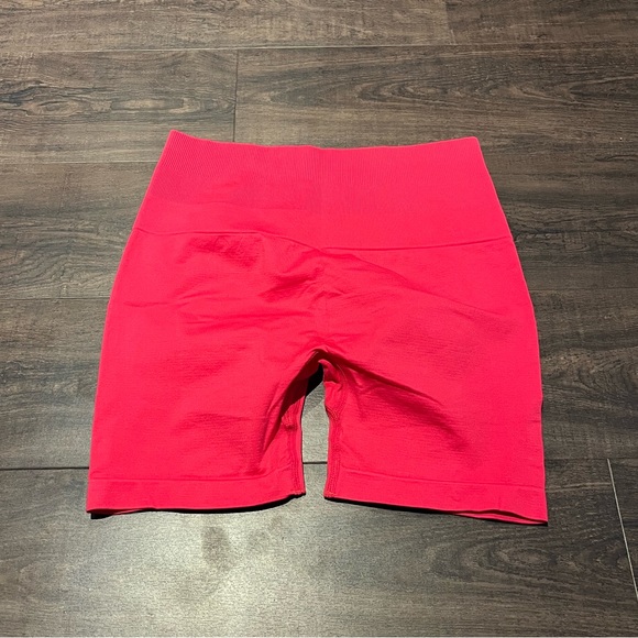 Scrunch Bum Athletic Shorts in Hot Pink (Medium) - Picture 1 of 4